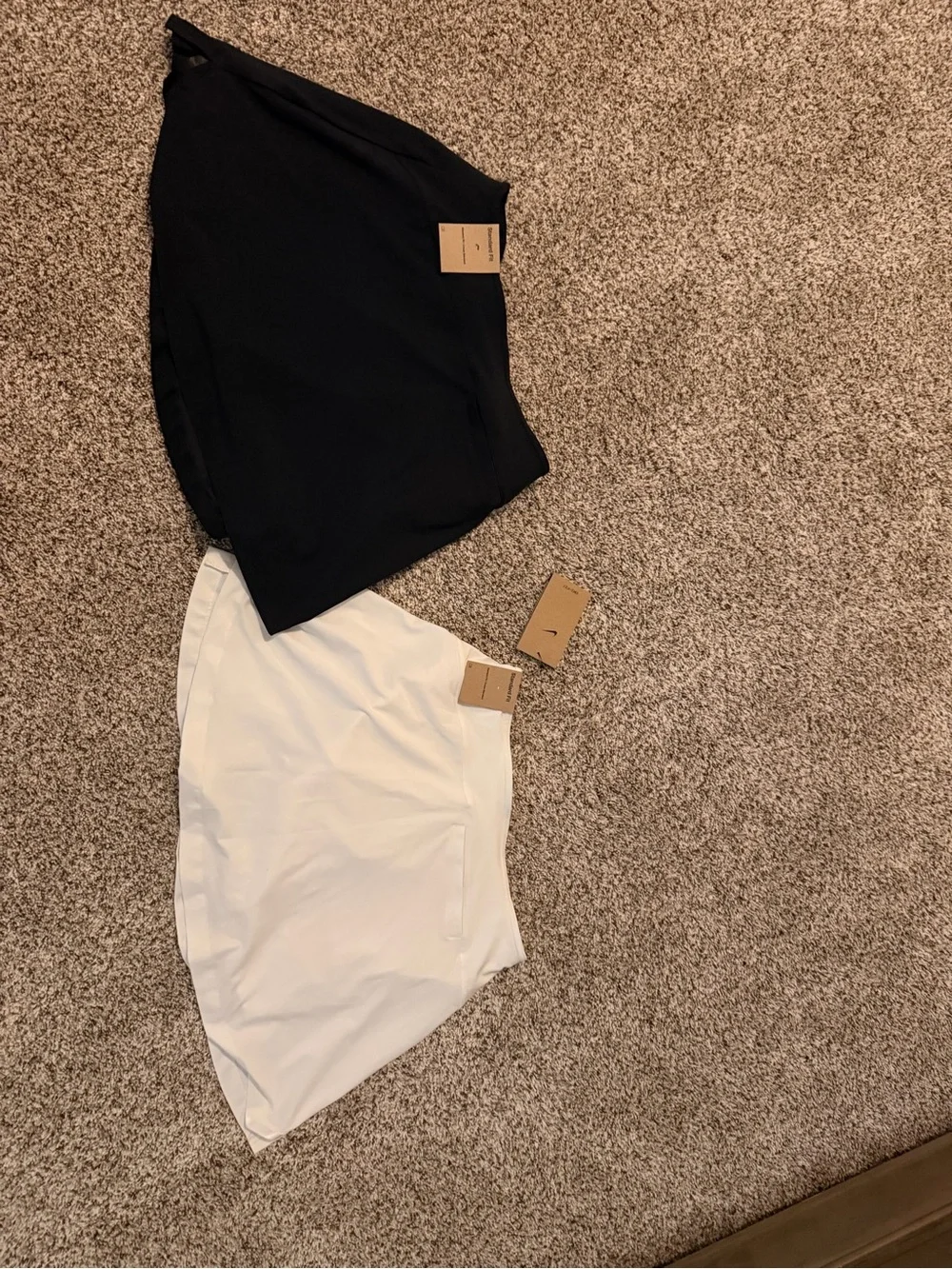 Nike Women's Athletic Skorts Duo - Black & White Size Small